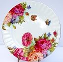 Sandra's Rose Bone China Chintz 8" Salad Plate