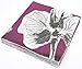 Madhouse by Michael Aram 24 Count Beverage Napkins, Black Orchid