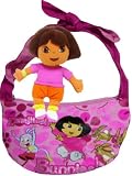 Cute Dora Pink Leaf Purse and Plush Doll
