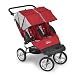 Baby Jogger City Classic Double Stroller - Red/Silver