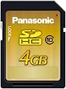 Panasonic SDHC Card Class 10 4GB