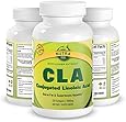 CLA - High Potency Conjugated Linoleic Acid Pills Made from Safflower Extract, Weight Loss Supplement for Women and Men, Appetite Suppressant, Burns Belly Fat, Highest Strength Thermogenic Burner to Lose Weight & Increase Lean Muscle