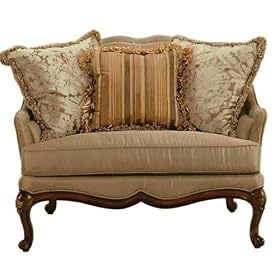 Megan Settee, 40Hx49Wx40D, CHAMPAGNE by