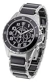 Produkt-Bild: Detomaso Classic Herren-Armbanduhr XL  Treviso Keramik Silber Chronograph Chronograph DT1036-B