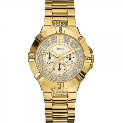 Guess Damen-Armbanduhr Vista Analog Edelstahl W13573L1 Preisvergleich