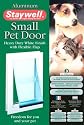 Small Aluminium Heavy Duty Cat Flap (White)