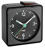 Produkt-Bild: Lautlos-Wecker Push schwarz TFA 60.1013.10 Sweep-Uhrwerk ohne Ticken