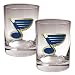 St. Louis Blues NHL 2pc Rocks Glass Set - Primary Logo by Great American Products
