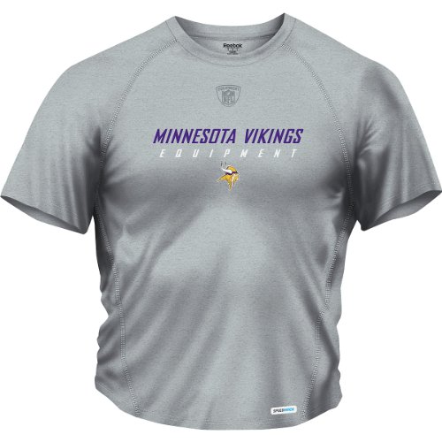 Reebok Minnesota Vikings Equipment Short Sleeve Speedwick Small