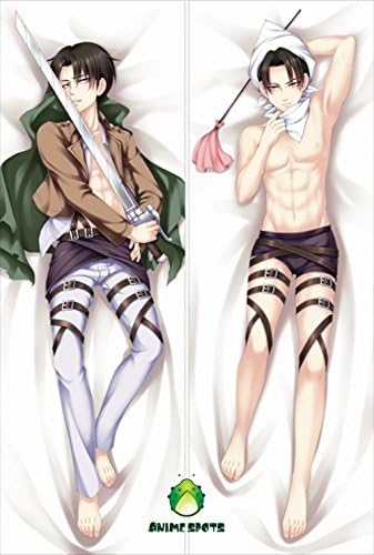 Ulive Anime Dakimakura Hugging Pillow Case Yc0144 Attack On Titan Levi Rivaille-20150825