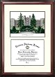 Xavier University Scholar Scholar Mahogany Framed Lithograph w/Diploma Opening