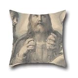 Pillowcase Of Oil Painting Richard Cosway - Supper At Emmaus 16 X 16 Inches / 40 By 40 Cm,best Fit For Gril Friend,kids Room,bf,him,car Seat,couples Twice Sides