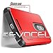 DROID Turbo 2 Case, Evocel® [Dual Layer Series] Hybrid Armor Protector Case For Motorola DROID Turbo 2 ( XT1585 / 2015 Release / Kinzie) - Retail Packaging, Fire Engine Red
