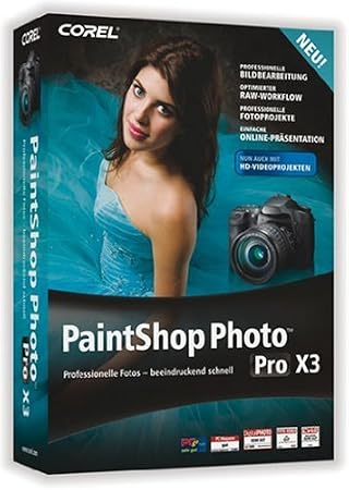 Corel PaintShop Photo Pro X3 (Mini Box) - [ed. Germania]