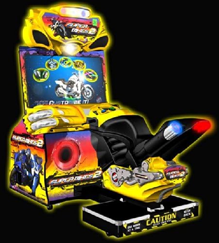 Raw Thrills Super Bikes 42" LCD Deluxe Driving Game