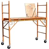 2 Scaffold Rolling Tower 6' x 6' x 29 with Hatch Deck & U Lock and Ladder Frame CBM1290