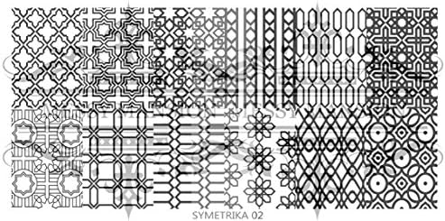 MESSY MANSION SY02 Nail Art Stamping Plate