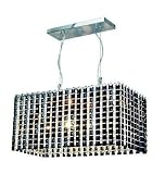 Black Ice ght Crystal Island Lamp Four Light