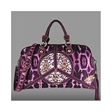 Ed Hardy Original Paz Carry on Bag PLUM