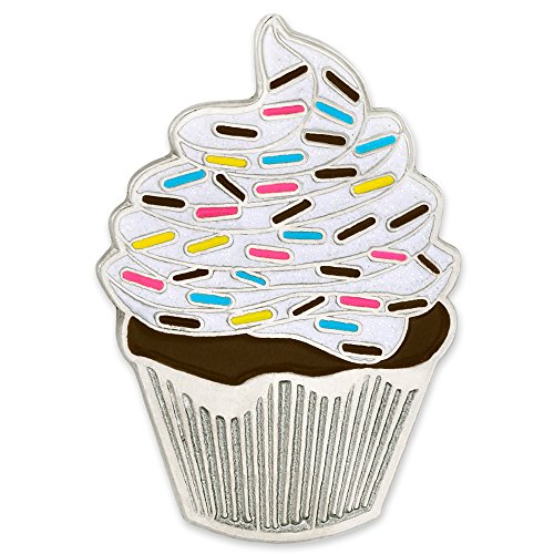 Birthday Cupcake Celebration Lapel Pin
