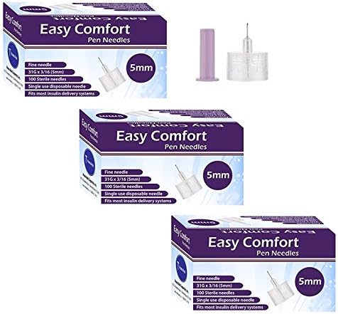 Easy Comfort Pen Needles 31G (5mm) Bundle (300)