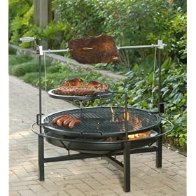 Landmann USA 590503 48 Round Rock Fire Pit and Grill (KD) by Round Rock