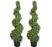 TWO 4' Pre-potted Rosemary Artificial Topiary Trees,