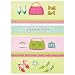Purses & Shoes Thank You Note Cards (25 count)