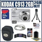Kodak EasyShare C913 9.2MP Digital Camera + 2GB Accessory Kit