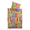 Kinzler Q-17232/99 Baumwoll Kinderbettw�sche B�r Kissen 40 x 60 cm + Bettbezug 100 x 135 cm, bunt