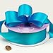 Aegean Blue Double Face Satin Ribbon, 1-1/2