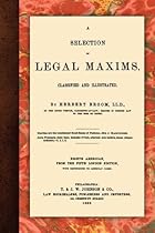 A Selection of Legal Maxims