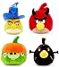 Angry Birds 5" Halloween Plush Set Of 4