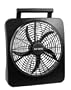O2COOL 10" Battery or Electric Portable Fan in Black