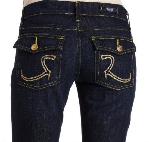New Rock & Republic Women's Jeans - Kurt - Flare Cut Low Rise in Sellout Blue Wash #KRT0250 product image