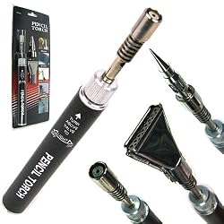 Deluxe Black Pencil Butane Torch (fls)