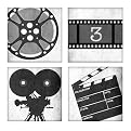 Lights, Camera, Action! Canvas Art Collection