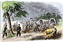 Canvas Prints of Mississippi regiment throwing the bowie knife, Civil War from North Wind