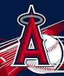 Los Angeles Angels Royal Plusch Raschel Throw Blanket - MLB Baseball Fan Shop Team Merchandise