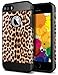iPhone 5S Case, ELOVEN Ultra Slim Exact Fit Hybrid Dual Layer Shockproof Colorful Picture Design Soft TPU & Hard PC Bumper Protective Armor Case Cover for Apple iPhone 5S/5 - Leopard