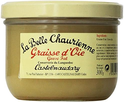 French Goose Fat La belle Chaurienne-Graisse D'Oie La Belle Chaurienn, 300 grams