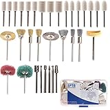 SPTA ロータリーツールアクセサリーセット付きボックス サンディング/グラインディングセット 為に 1/8"（3mm）シャンク Dremel (ドレメル）Proxxon ロータリーツール--サンディ