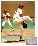 Steve Carlton St. Louis Cardinals MLB Autographed Pitching 8 x 10 Photograph (Unframed)