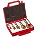 Magafor S4811 Series Cobalt Steel Single-End Countersink Set, TiN Coating, Zero Flute, 90 Degrees, Round Shank
