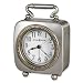 Kegan Pewter Finish Quartz Night-glow Alarm Clock