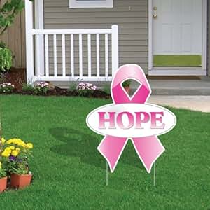 Amazon.com : Breast Cancer Awareness 'HOPE' Pink Ribbon ...