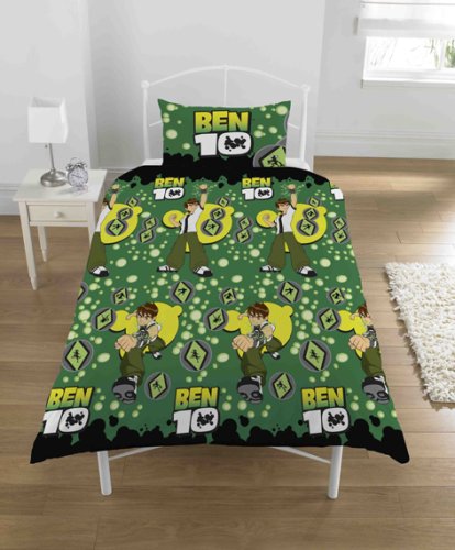 Childrens Toyshop  Kitchen & Housewares : BEN 10 ROTARY SINGLE DUVET COVER BEDDING SET
