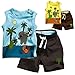 PanDaDa Baby Boy's Tree Sleeveless Tank Tops Vests T-shirts Blouse Pants 0-3Y