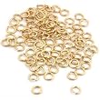 50 Jump Rings 14K Gold Filled Open Jewelry 22 Gauge 3mm