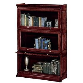 Barrister 3 unit Classic Bookcase, CLASSIC, MAHOGANY by Home Decorators Collection